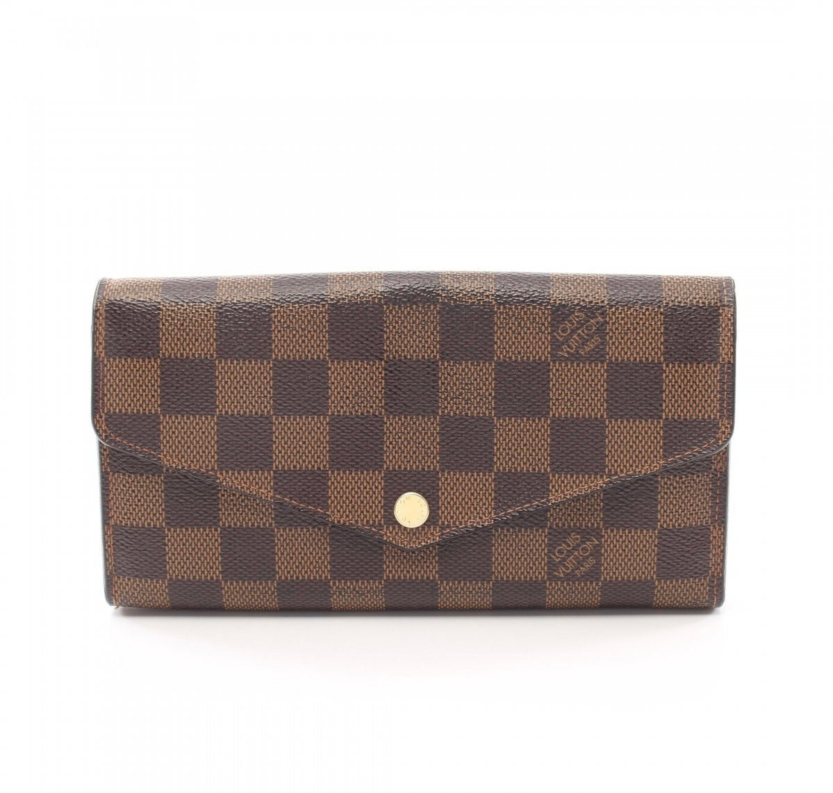 Shop Louis Vuitton PORTEFEUILLE SARAH LV SARAH WALLET Monogram Brown  Leather Long Wallets N63209 by Belleplume
