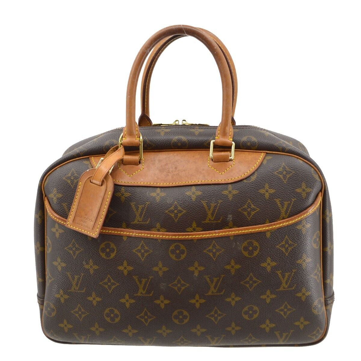 LOUIS VUITTON Monogram Deauville Bag + Free Bag Charm