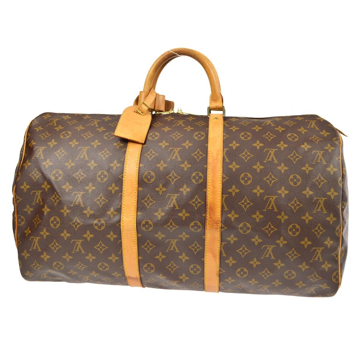 Louis Vuitton Keepall 50 Monogram Bag vintage + shoulder strap