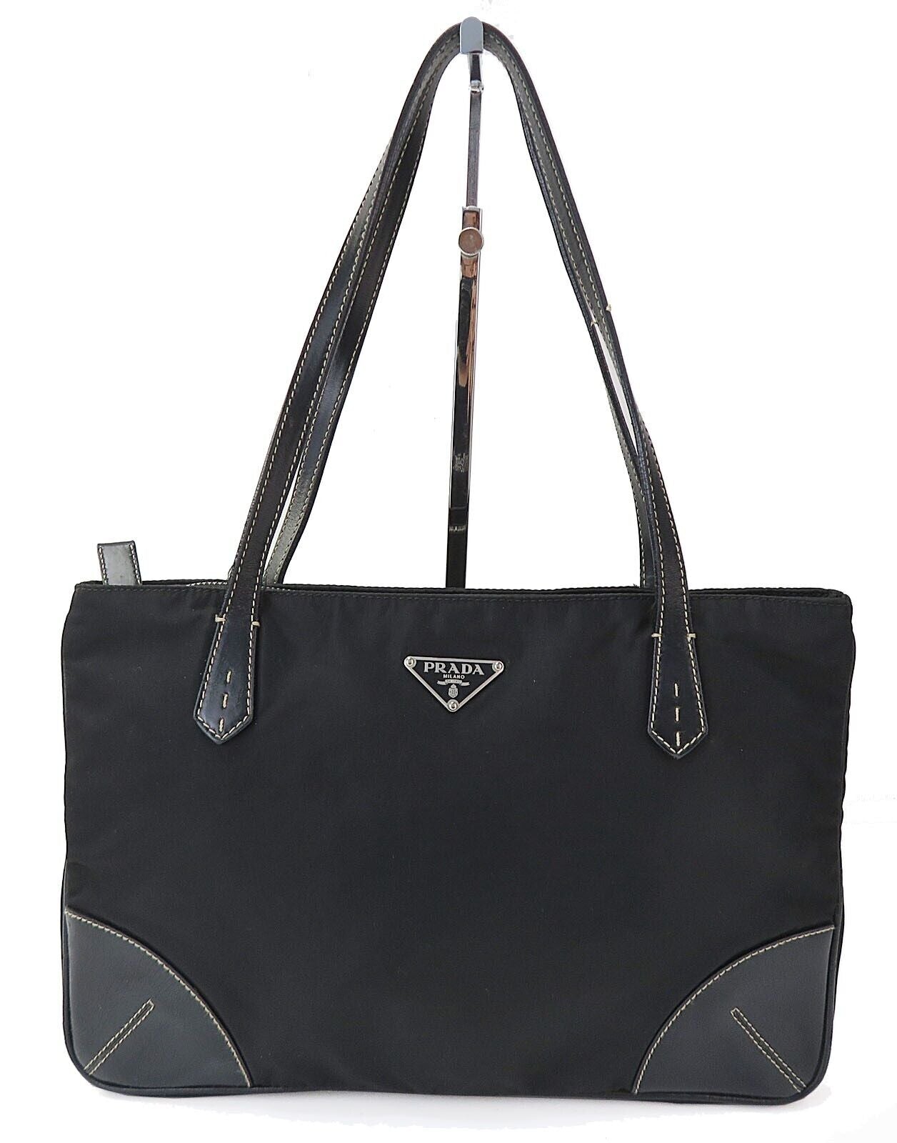 Prada Tote in Black, Leather | Handbag Clinic