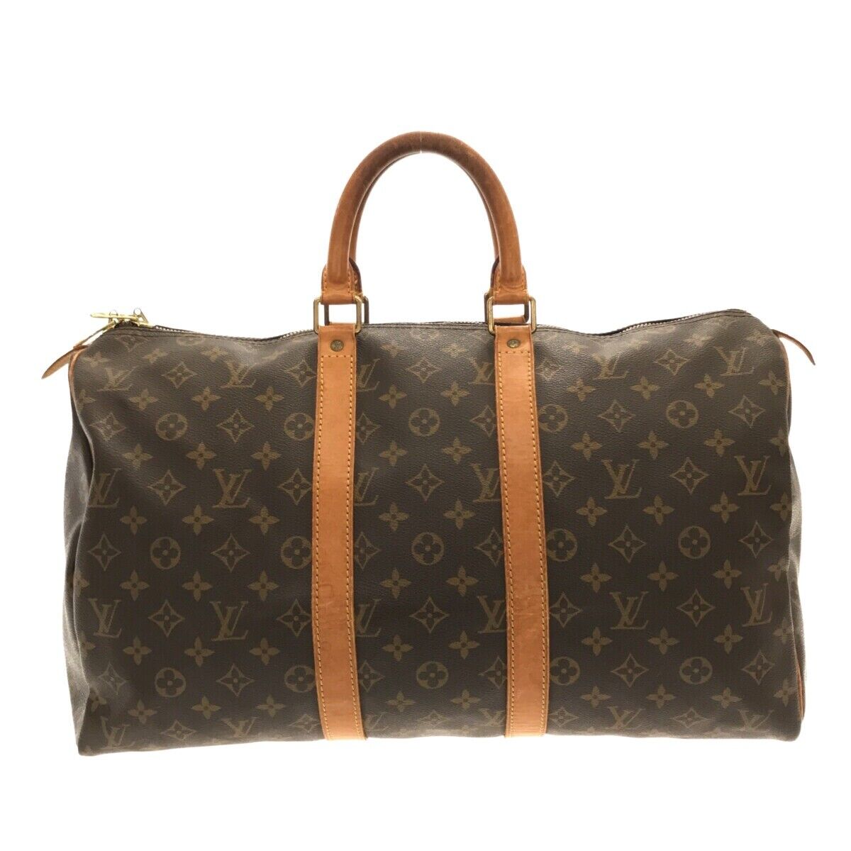 Vintage LOUIS VUITTON Monogram Keepall 45 M41428 Boston bag French Company