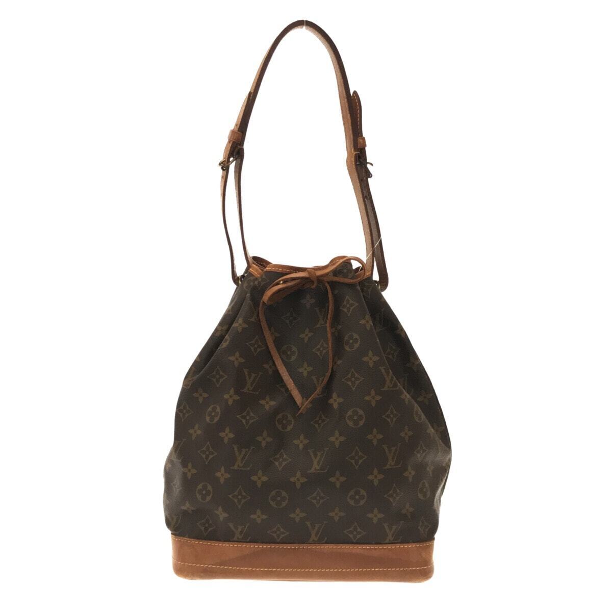 Auth LOUIS VUITTON Monogram Noe Drawstring Shoulder bag M42224