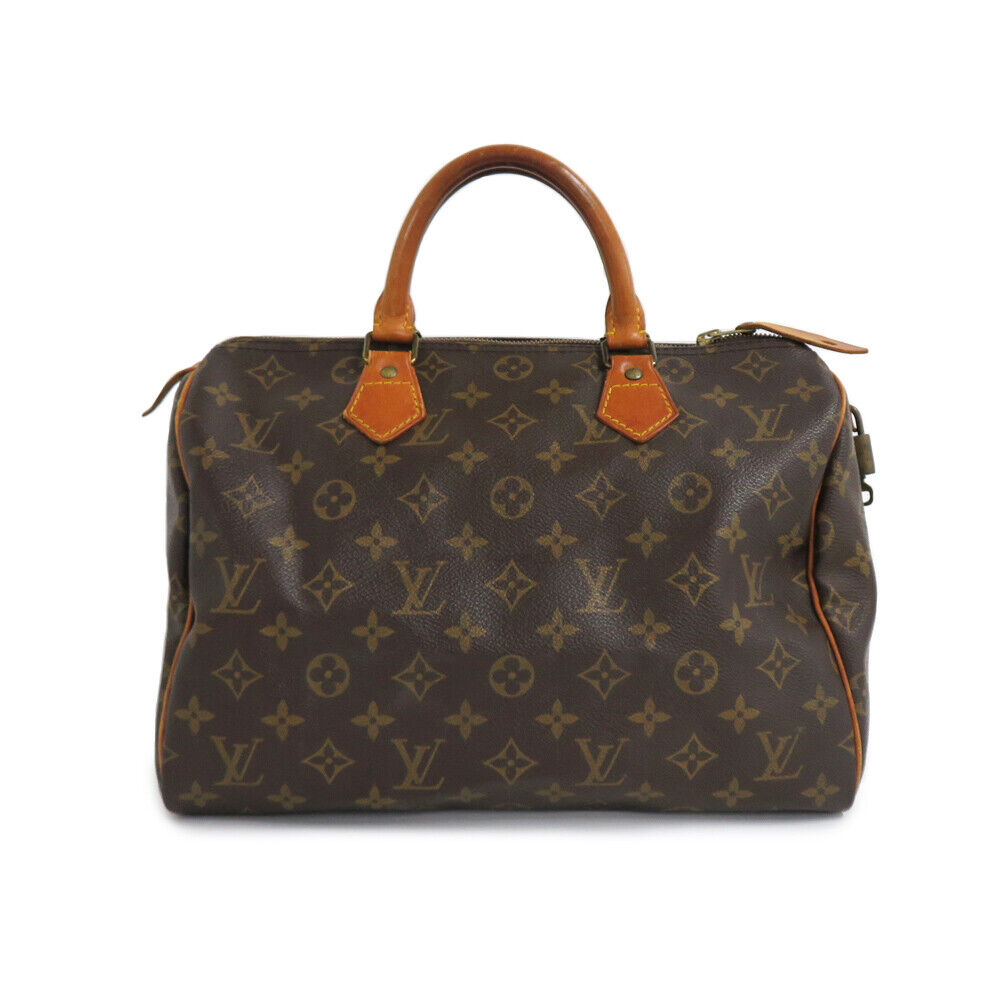 Authenticated Used Louis Vuitton Monogram Speedy 30 M41108 Handbag 