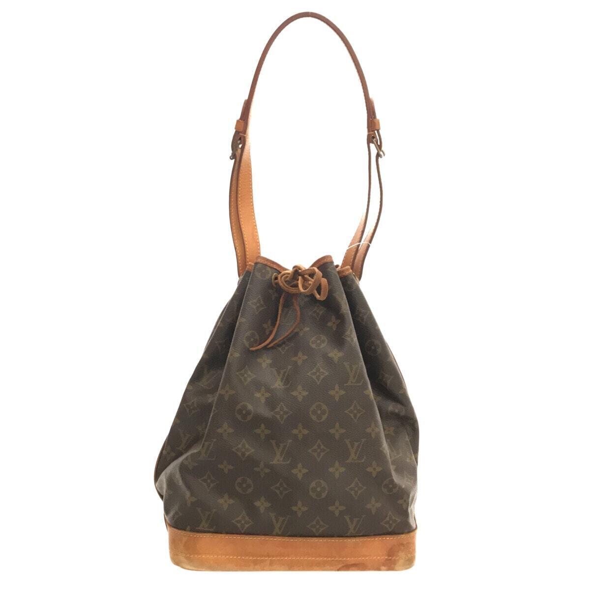 Louis Vuitton Noe GM Shoulder Bag Bucket Tote Monogram Leather Brown France