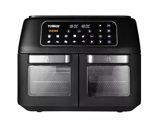 Tower T17051BLK 14.5L Vortx 5-in-1 Digital Air Fryer with Rotisserie