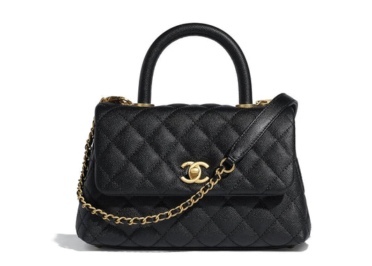 Chanel 2019 New York Gabrielle Medium Croco Embossed Shoulder Bag