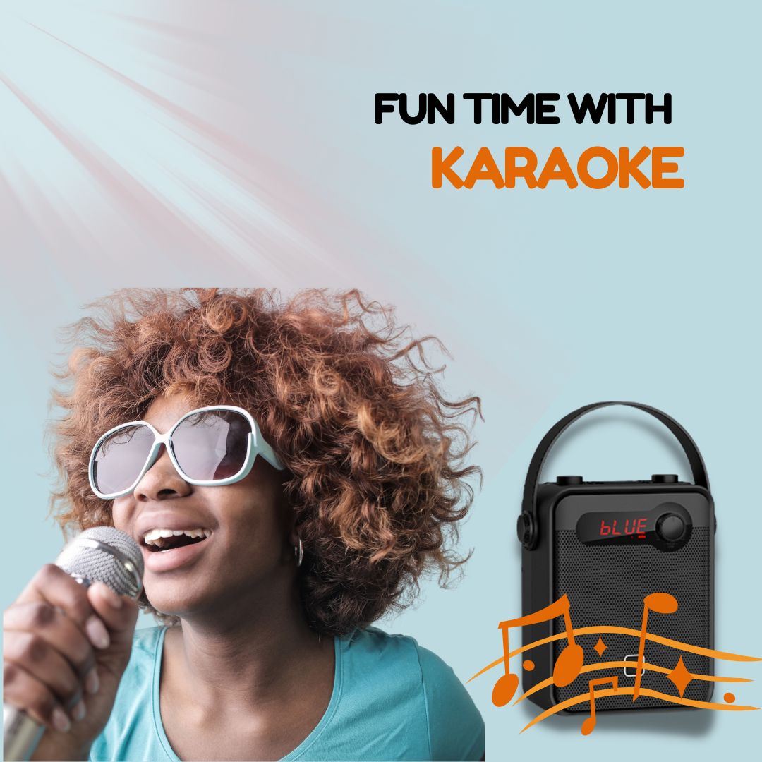 স্পিকার সিস্টেম সহ Nefficar Karaoke N93-WL মাইক