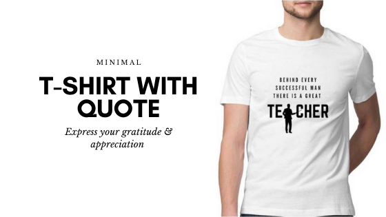 T shirt gift for teacher