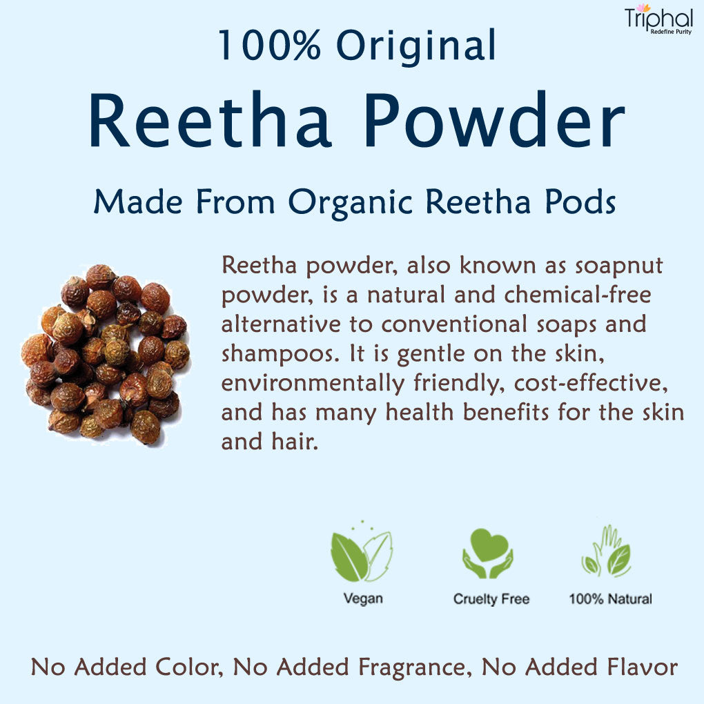 Buy Organic Reetha Powder For Hair Online  The Wellness Shop