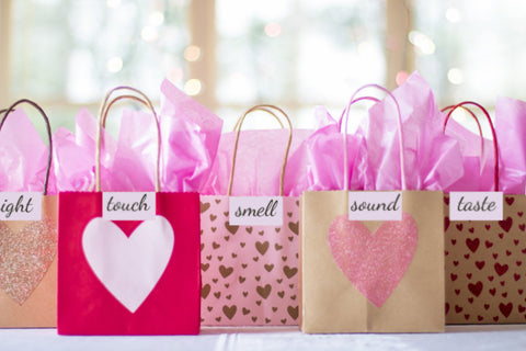 5 Senses Gift Bags for Him Five Senses Tags Set Gifts for Her