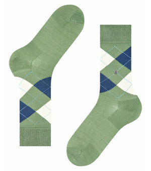 Burlington Manchester Original Cotton Socks Green HemingCo