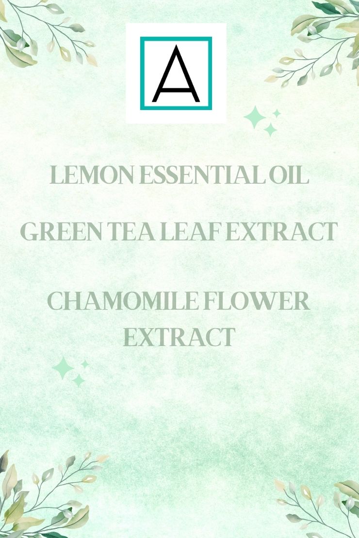 lemon-essential-oil-green-tea-leaf-extract-chamomile-flower-extract