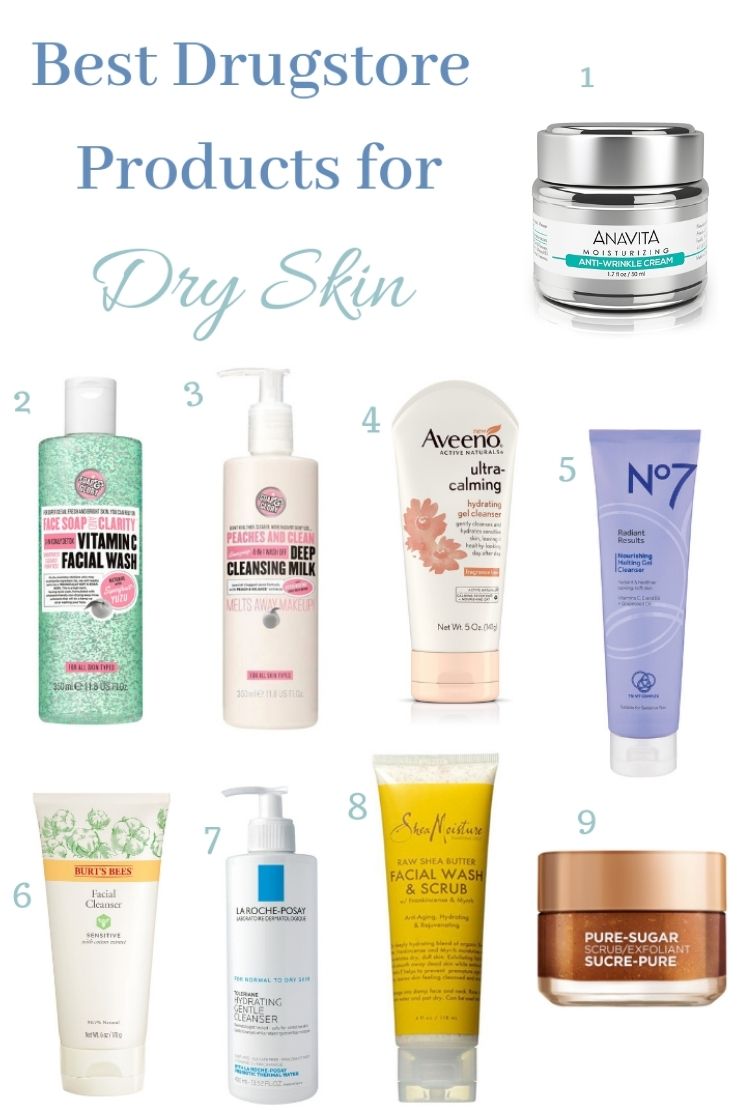 best-drug-store-products-for-dry-skin