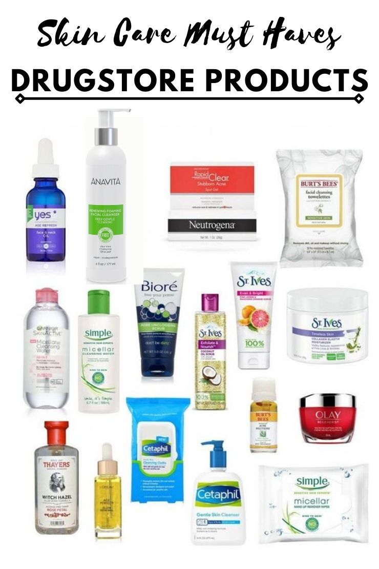 skin-care-must-haves-drugstore-products