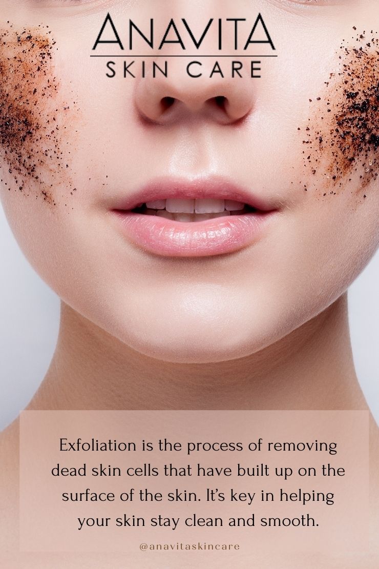 woman-exfoliating-face