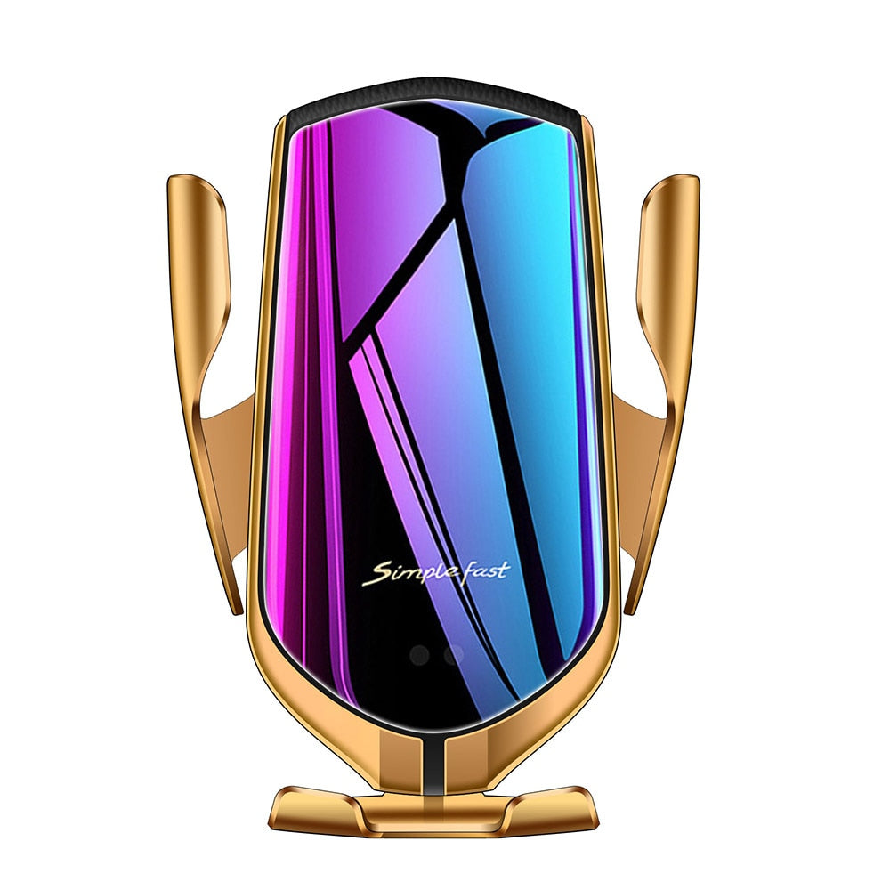 Automatic Clamping Wireless Charging Holder