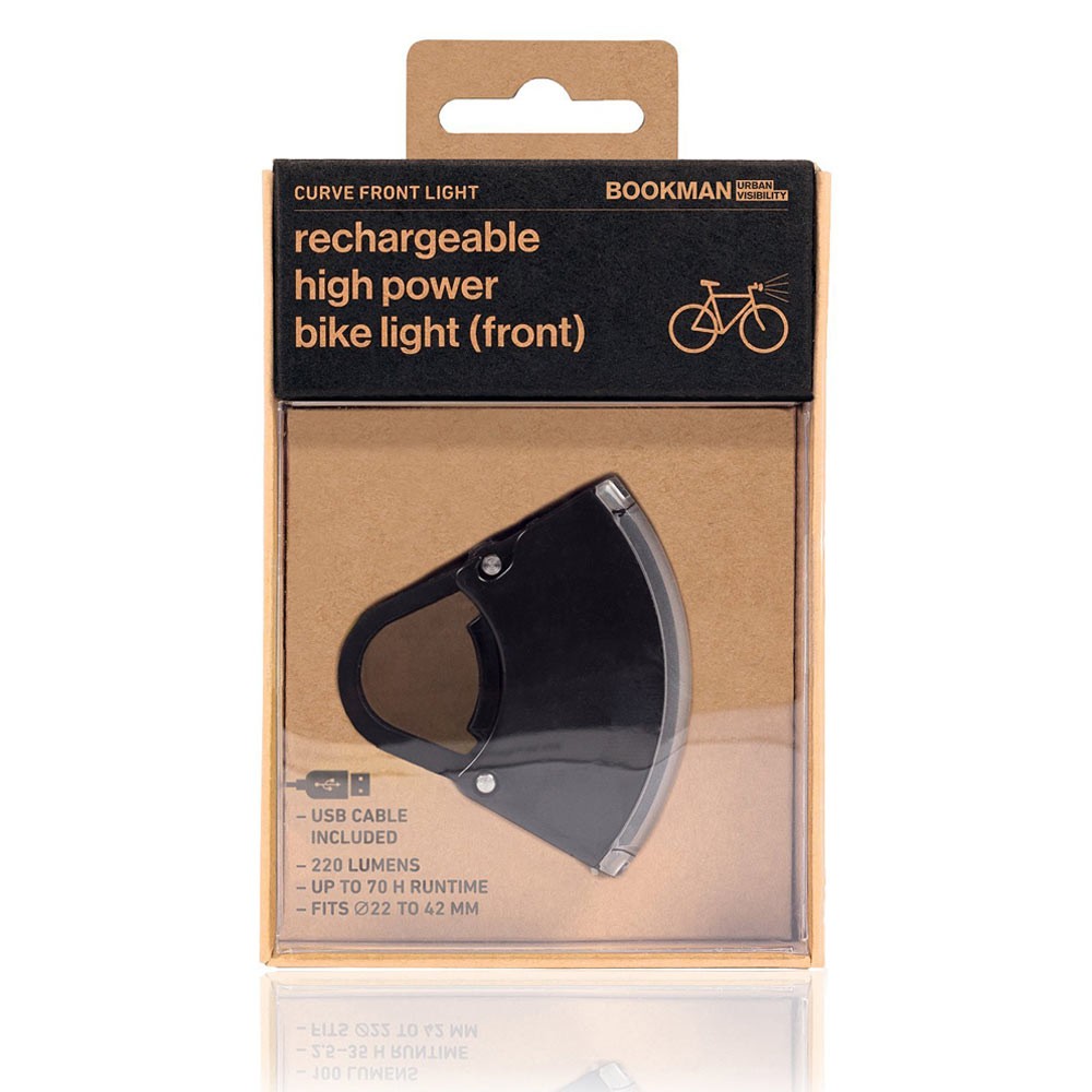 Bookman Urban Visibility Rechargeable High Power Front Bike Light ...