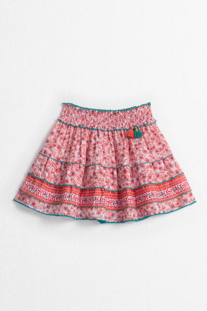 The Ariel Hot Pink Ruffle Skirt