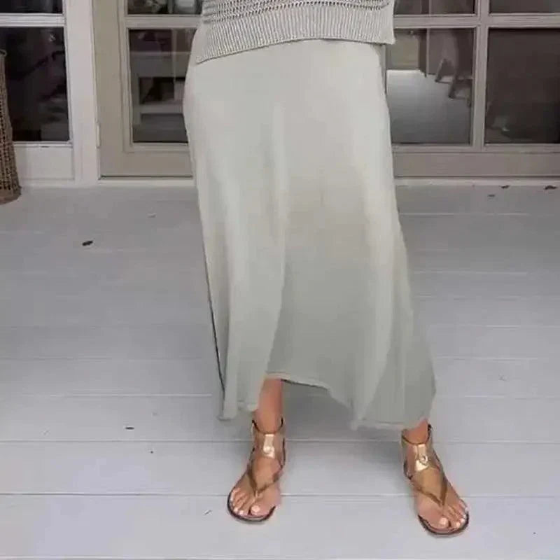 Conjunto Maresia™ com Top de Crochê Artesanal e Vestido Fluido / Elegância Despojada para os Dias de Verão! 6