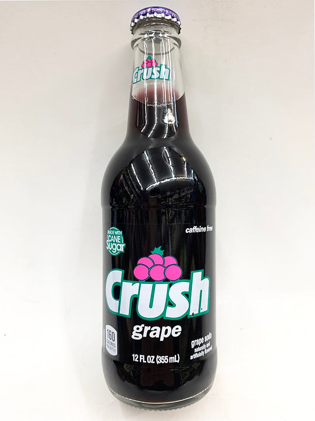Crush Grape Soda Cane Sugar Bottle Soda Pop Shop