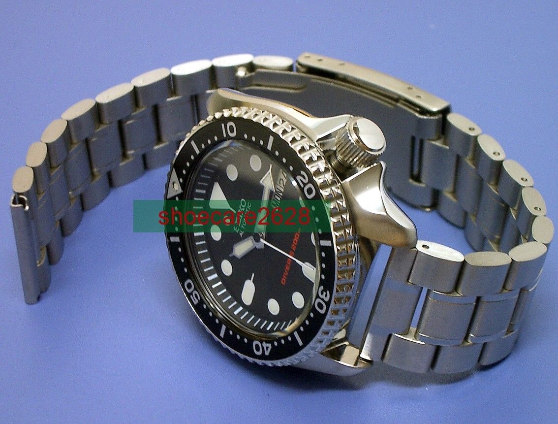 22MM 316L STAINLESS STEEL SUPER JUBILEE WATCH BAND for Seiko SKX007 :  Amazon.in: Watches