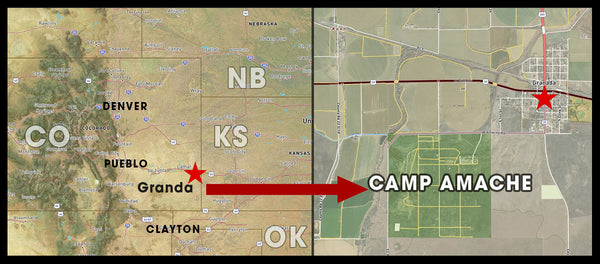 AMACHE NATIONAL PARK MAP