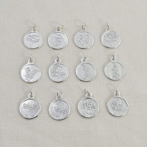 Birth Month Flower Charms