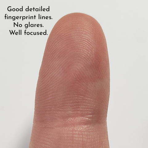 Example of good photo of actual finger