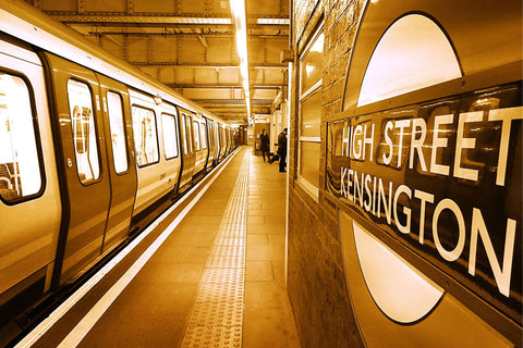 Kensington London Subway Station