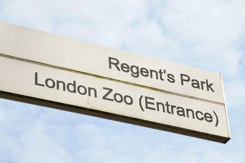London Zoo street sign