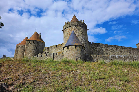 Carcassonne fortress and castle tower