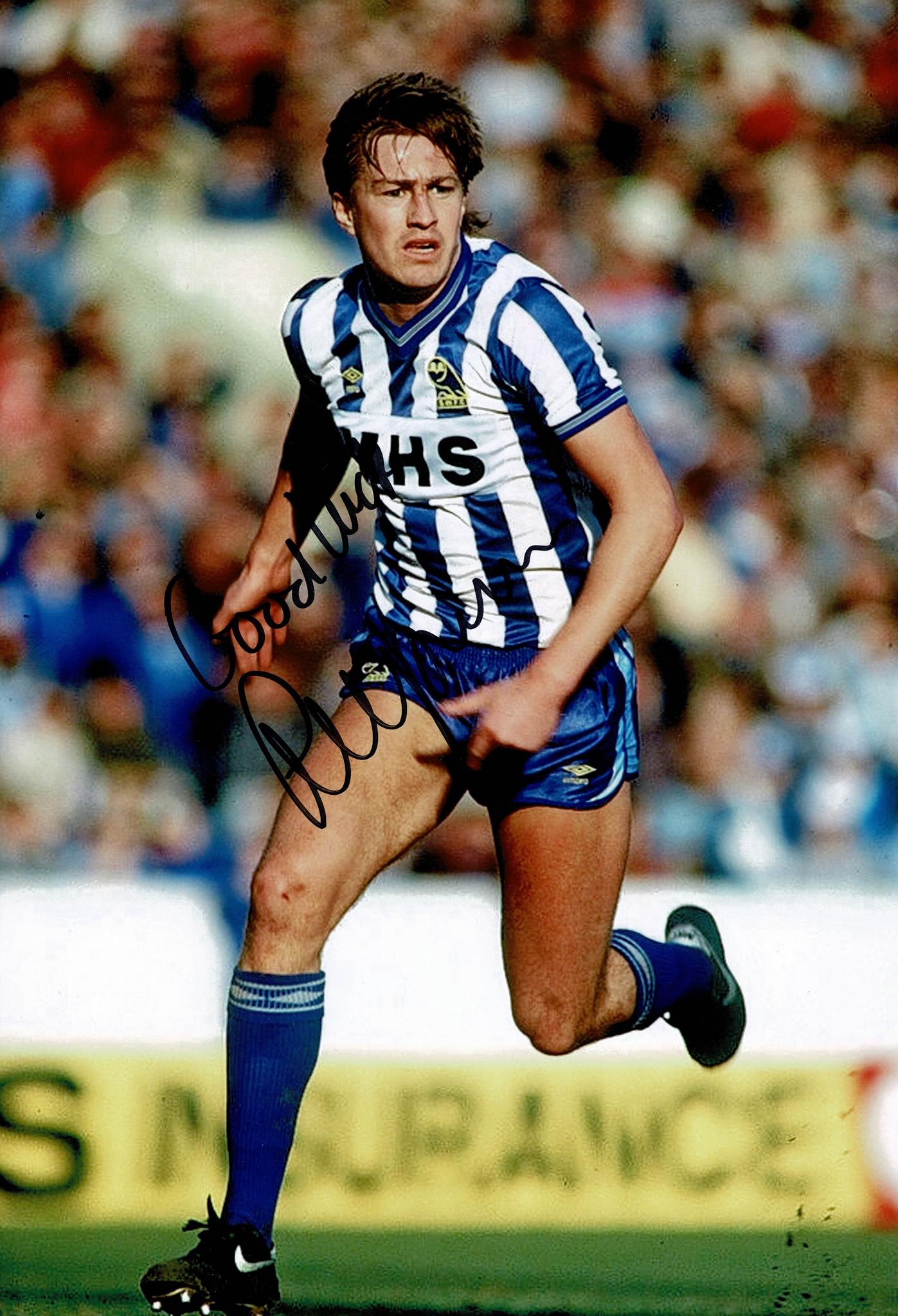 Lee Chapman Signed 12X8 Photo Sheffield Wednesday F.C. GENUINE AFTAL C