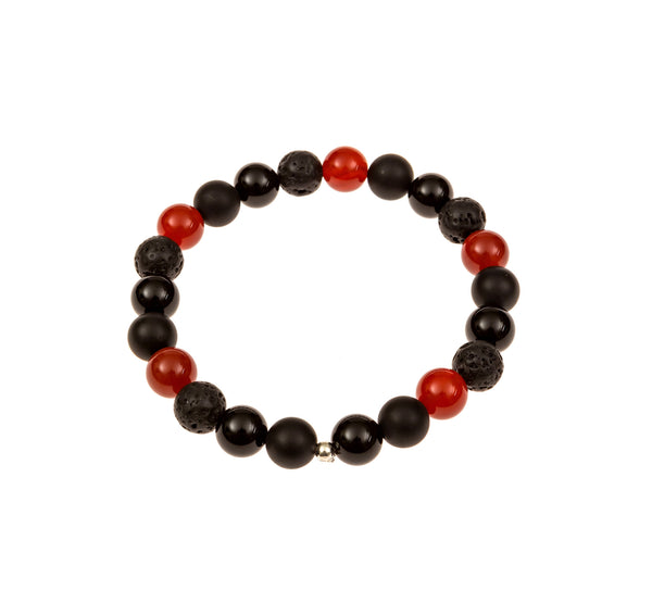 Triple Black Red | DivinityLA Bracelets