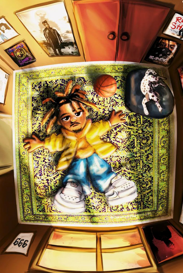 Juice Wrld 'Masked Earth' Poster – Posters Plug