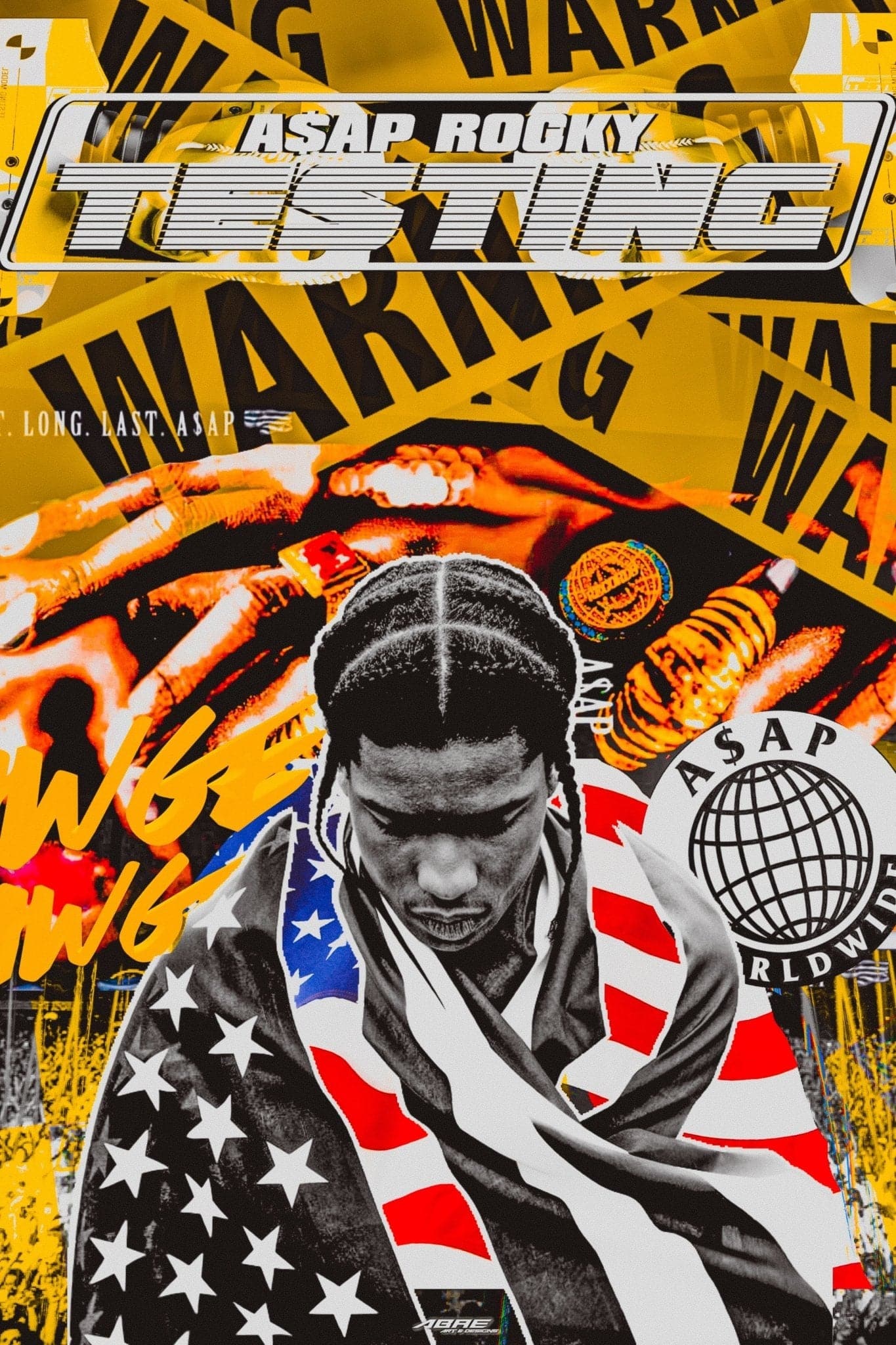 Asap Rocky Poster All Smiles Testing B Suit 11 x 17 USA SameDay Shipping –