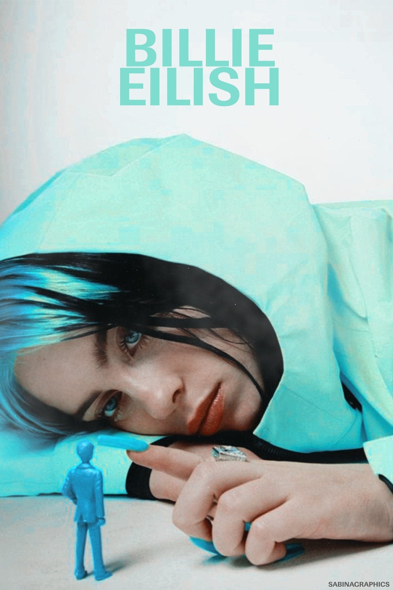 Billie Eilish \'When We Fall Asleep Plug Do Where Poster – Posters Go\' We