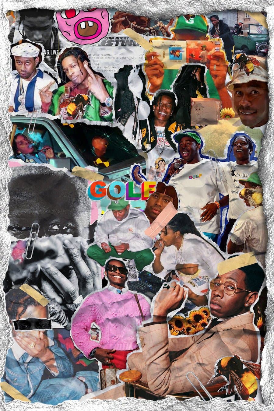 Tyler The Creator 'Tribute Collage' Poster – Posters Plug