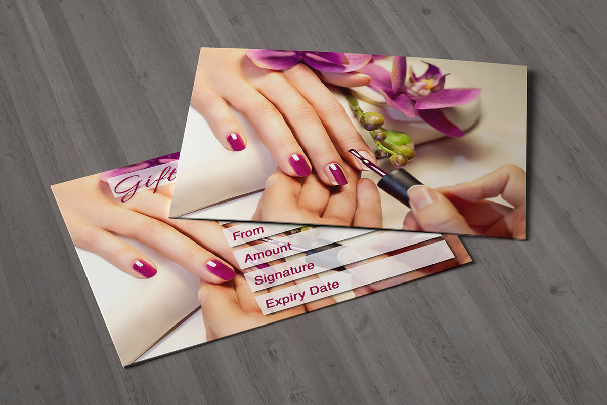 Nail Art Gift Card Designs - wide 5