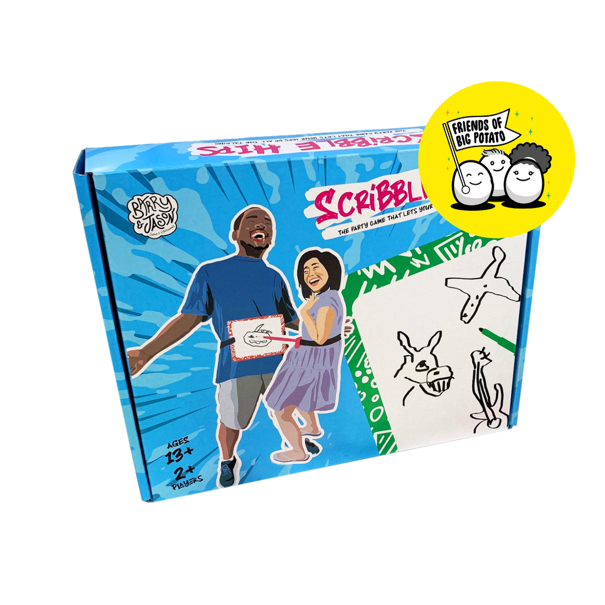 Scribble Hips game box