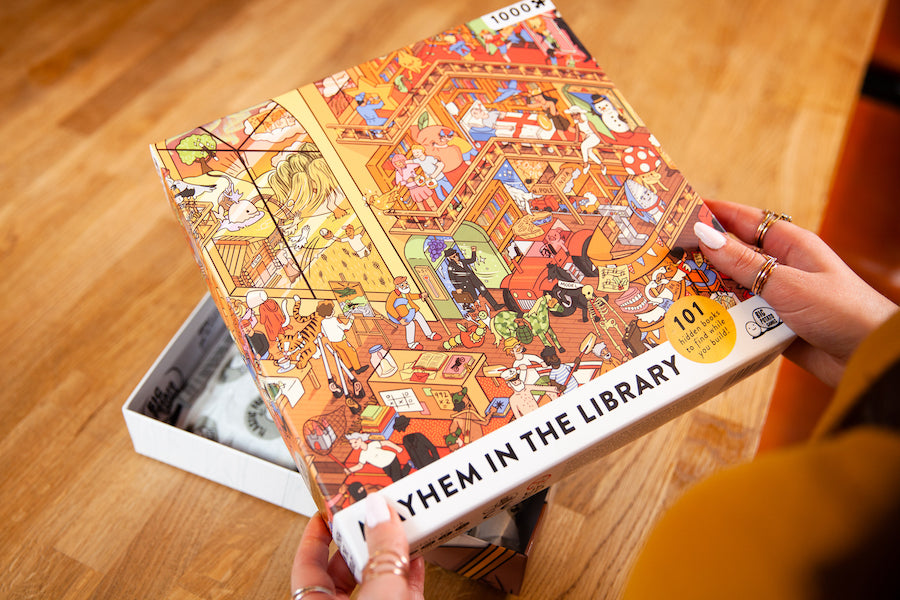 Library Week - book puzzles - online puzzle