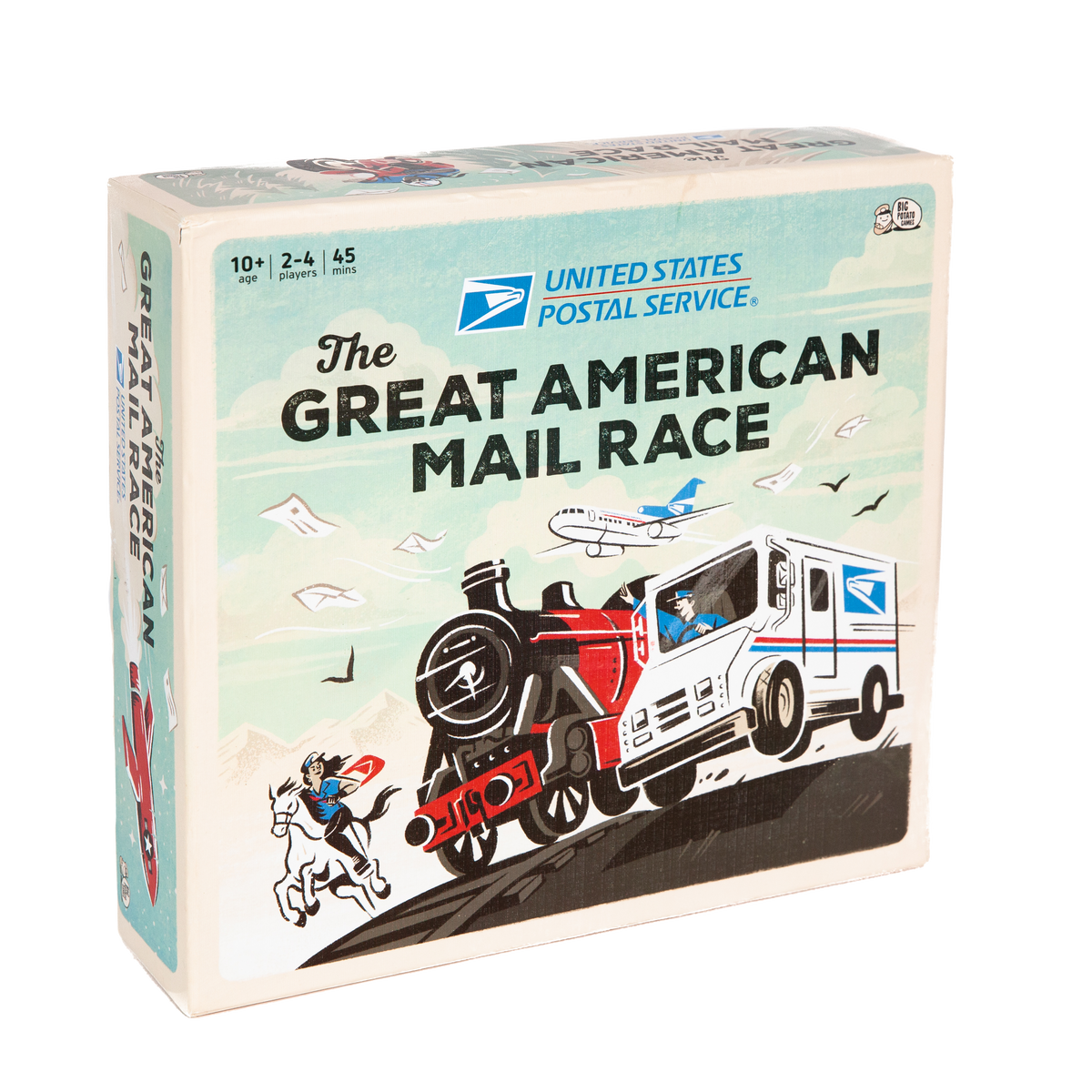 The Great American Mail Race game box