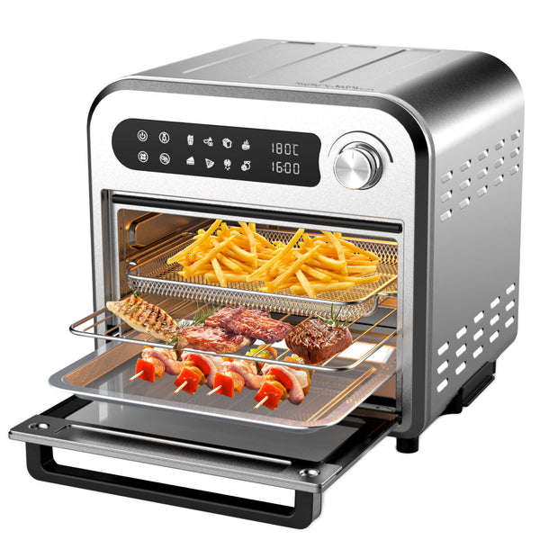 Kitchen Couture 25 Litre Air Fryer Oven French Door Multifunctional Silver