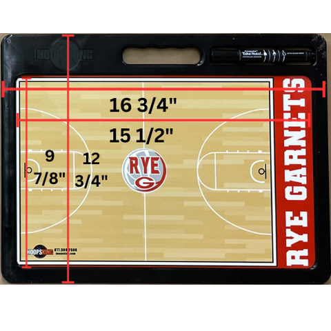 customized basketball dry erase board