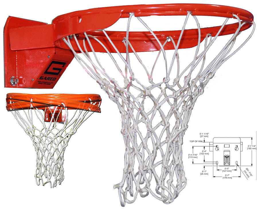 Multi-Directional Breakaway Basketball Rim