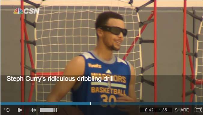 Steph Curry Dribbling Video