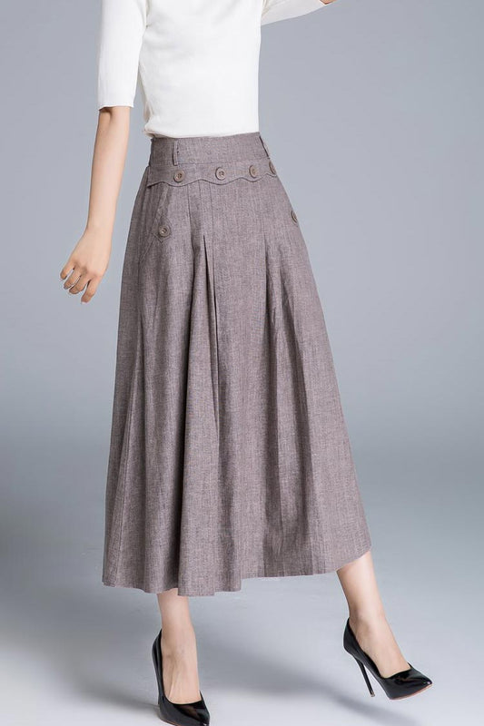 high waisted flare skirt 2194# – XiaoLizi