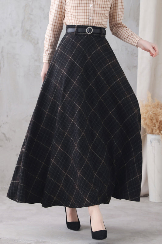 Classical flared skirt for women j001#  Long skirt fashion, Womens skirt,  Skirt fashion