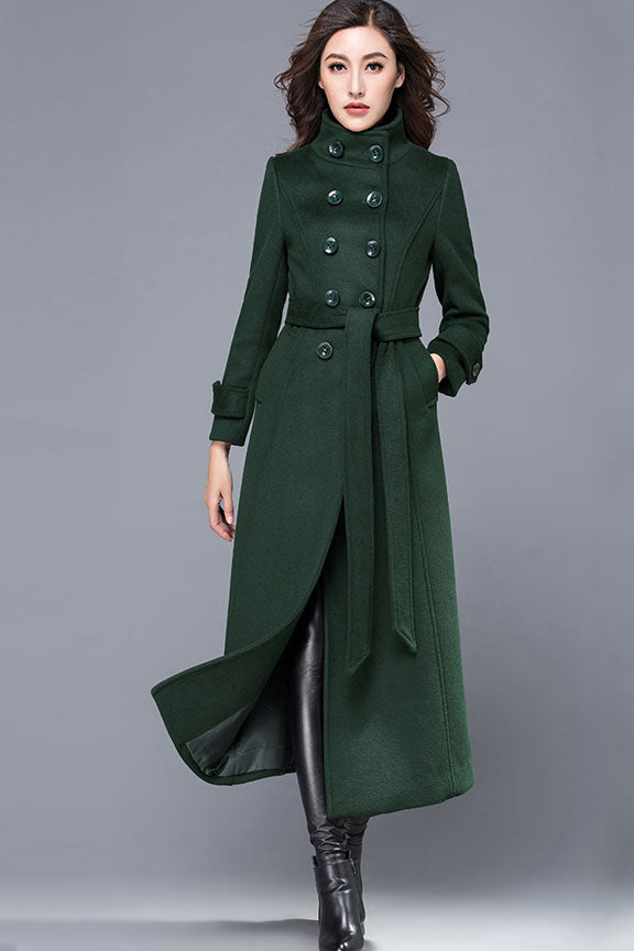 Military Double breasted wool coat 2452# – XiaoLizi