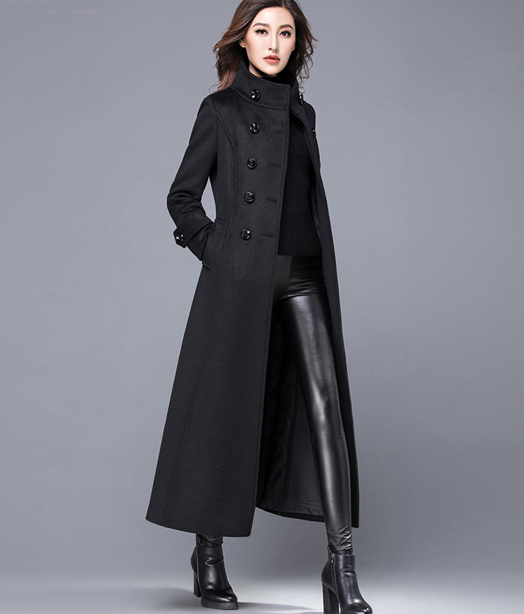 Military Double breasted wool coat 2452# – XiaoLizi