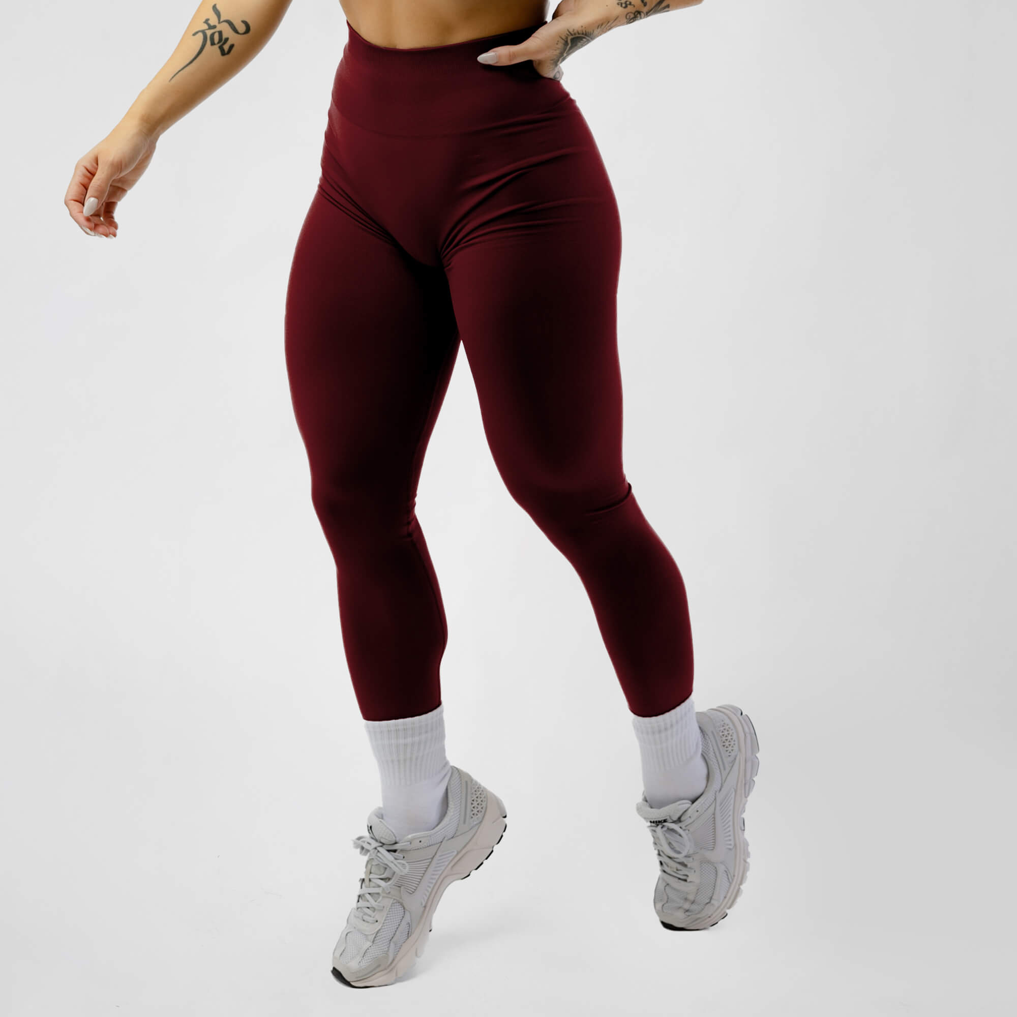 Buff Bunny Collection Size Small High Rise Leggings Maroon – St